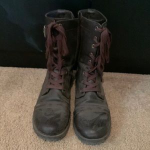 Dark brown Self Esteem boots (size 8.5 US)